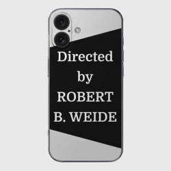 Чехол для iPhone 16 силиконовый с защитой камеры Directed by Robert b. Weide
