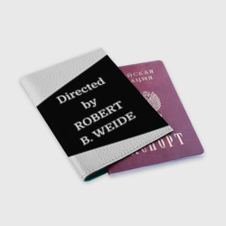 Обложка для паспорта матовая кожа Directed by Robert b. Weide - фото 2
