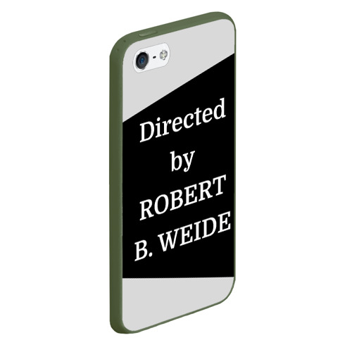 Чехол для iPhone 5/5S матовый Directed by Robert b. Weide, цвет темно-зеленый - фото 3