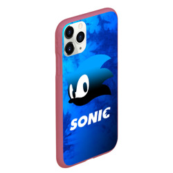 Чехол для iPhone 11 Pro Max матовый Соник sonic - фото 2