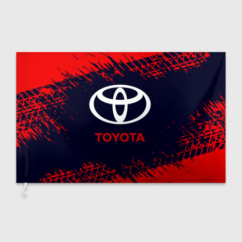 Флаг 3D Toyota Тойота - фото 3