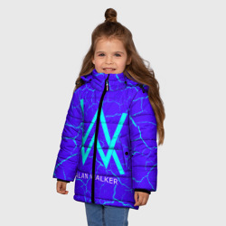 Зимняя куртка для девочек 3D Alan Walker Алан Уокер - фото 2