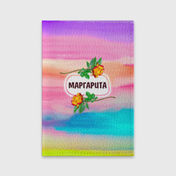 Обложка для паспорта матовая кожа Маргарита