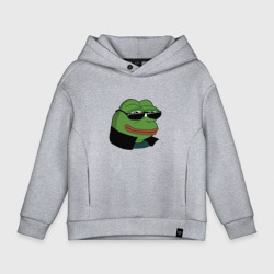 Детское худи Oversize хлопок Pepe в очках EZ