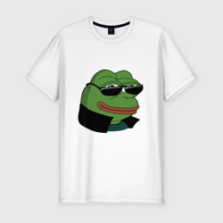 Мужская футболка хлопок Slim Pepe в очках EZ