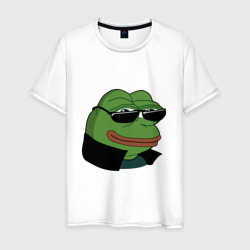 Мужская футболка хлопок Pepe в очках EZ