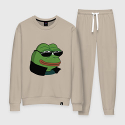 Женский костюм хлопок Pepe в очках EZ