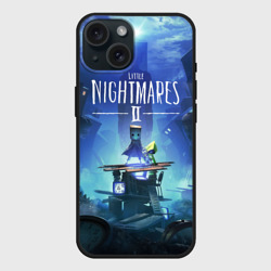 Чехол силиконовый для Apple iPhone 15 матовый Little Nightmares 2