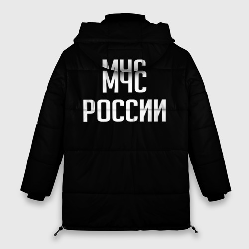 Женская зимняя куртка Oversize МЧС, цвет красный - фото 2