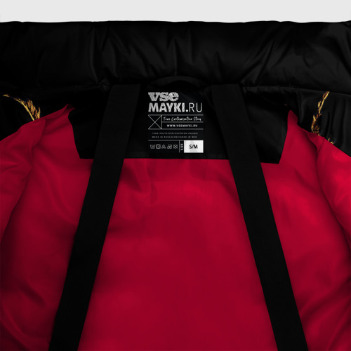 Женская зимняя куртка Oversize МЧС, цвет красный - фото 7