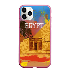 Чехол для iPhone 11 Pro Max матовый ЕгипетПирамида Хеопса