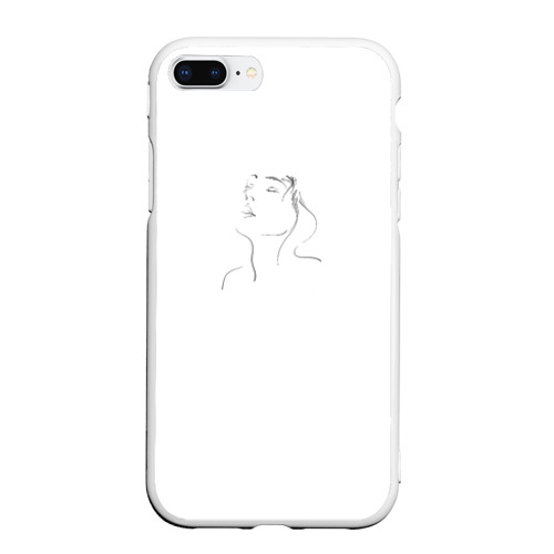 Devushka Risunok Liniyami Chehol Dlya Iphone 7plus 8 Plus Matovyj S Printom Za 610 Kupit V Internet Magazine 2687459