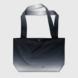 Пляжная сумка 3D Градиент от темно серого к белому