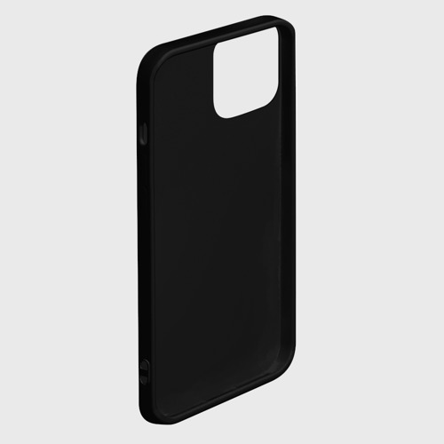 Чехол для iPhone 13 mini с принтом Градиент от темно серого к белому, фото на моделе #1