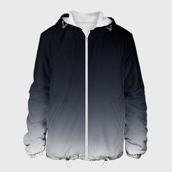 Мужская куртка 3D Градиент от темно серого к белому