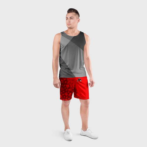 Мужские шорты спортивные Король и Шут, цвет 3D печать - фото 4