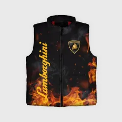 Детский жилет утепленный 3D Lamborghini
