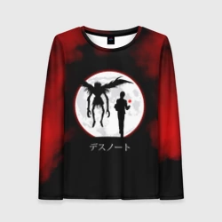 Женский лонгслив 3D Together Death Note