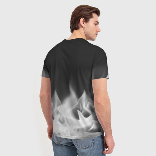 Мужская футболка 3D с принтом METALLICA / МЕТАЛЛИКА, вид сзади #2