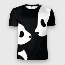 Мужская футболка 3D Slim Panda