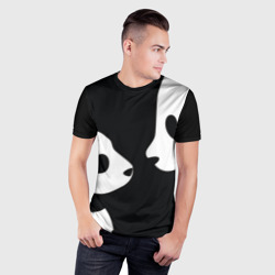 Мужская футболка 3D Slim Panda - фото 2