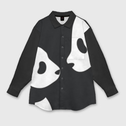 Мужская рубашка oversize 3D Panda