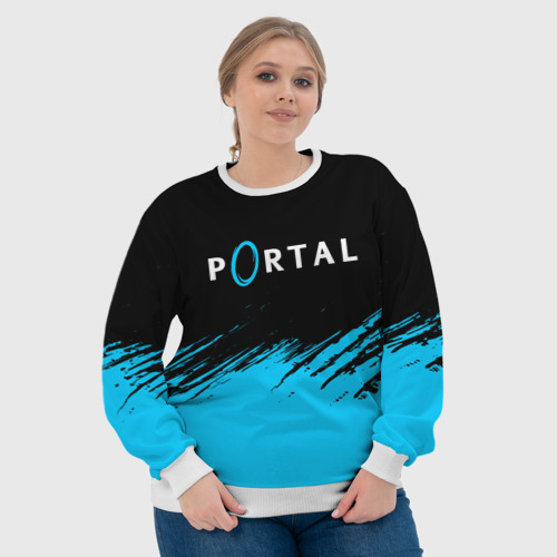 Женский свитшот 3D PORTAL / ПОРТАЛ - фото 6