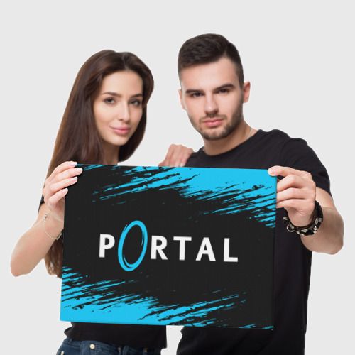 Холст прямоугольный PORTAL / ПОРТАЛ, цвет 3D печать - фото 5