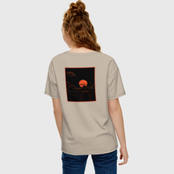 Женская футболка хлопок Oversize Radiohead paranoid android - фото 2
