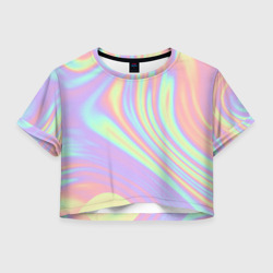 Женская футболка Crop-top 3D Vaporwave