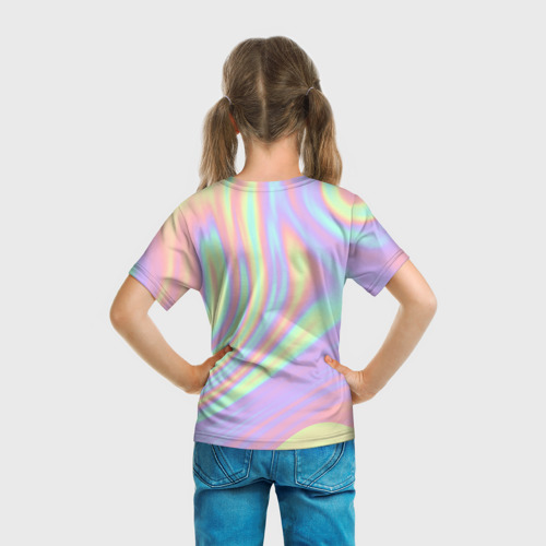 Детская футболка 3D Vaporwave, цвет 3D печать - фото 6