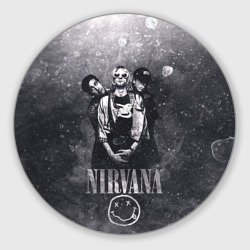 Круглый коврик для мышки Nirvana