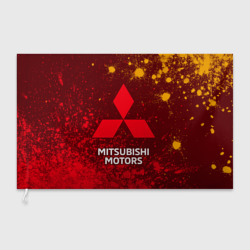 Флаг 3D Mitsubishi Митсубиси