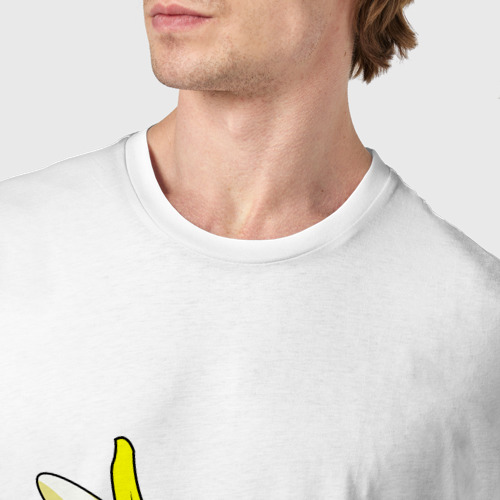 Мужская футболка хлопок с принтом Зрелый Банан, фото #4