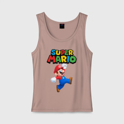 Женская майка хлопок Super Mario