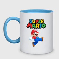 Кружка двухцветная Super Mario
