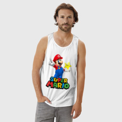 Мужская майка хлопок Super Mario - фото 2