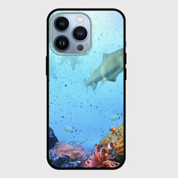 Чехол для iPhone 13 Pro Акулы
