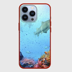 Чехол для iPhone 13 Pro Акулы