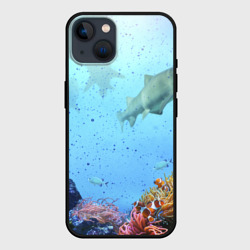 Чехол для iPhone 14 Акулы