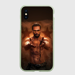 Чехол для iPhone XS Max матовый Врата Эдема на спине