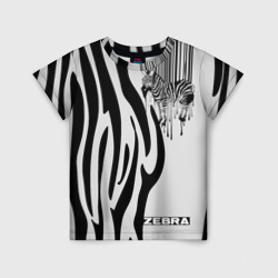 Детская футболка 3D Zebra