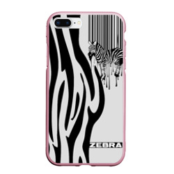 Чехол для iPhone 7Plus/8 Plus матовый Zebra