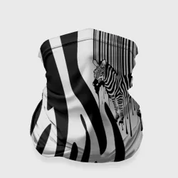 Бандана-труба 3D Zebra
