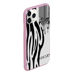 Чехол для iPhone 11 Pro Max матовый Zebra - фото 2