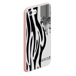 Чехол для iPhone 5/5S матовый Zebra - фото 2