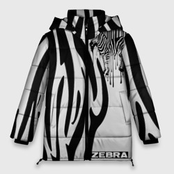 Женская зимняя куртка Oversize Zebra