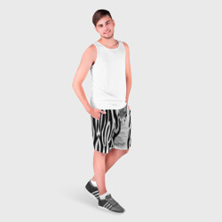 Мужские шорты 3D Zebra - фото 2
