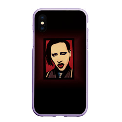 Чехол для iPhone XS Max матовый Marilyn Manson