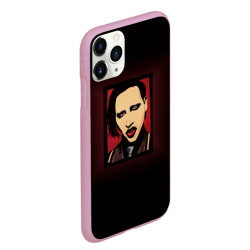 Чехол для iPhone 11 Pro Max матовый Marilyn Manson - фото 2